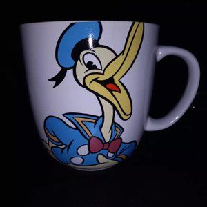 Disney Donald Duck Coffee Mug Ceramic Who Me?  4" X 4"